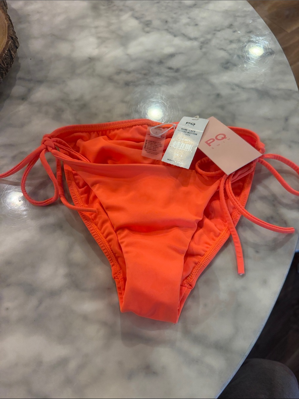 PQ Swim bright orange  brand new bikini bottom